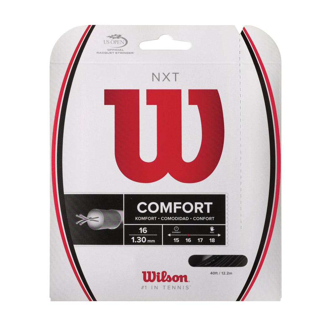 Wilson NXT 16g Tennis String - Black