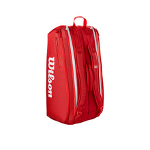 Load image into Gallery viewer, Wilson Super Tour Red 9-Pack Tennis Bag
 - 2