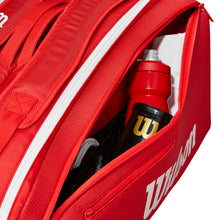 Load image into Gallery viewer, Wilson Super Tour Red 9-Pack Tennis Bag
 - 3