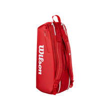 Load image into Gallery viewer, Wilson Super Tour Red 6-Pack Tennis Bag
 - 2