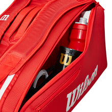 Load image into Gallery viewer, Wilson Super Tour Red 6-Pack Tennis Bag
 - 3