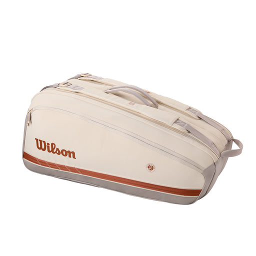 Wilson Roland Garros Super Tour 9pk Tennis Bag 25 - Cream/Clay