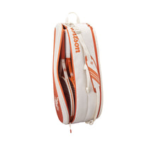 Load image into Gallery viewer, Wilson Roland Garros Team Cream/Cly 6pk Tennis Bag
 - 2