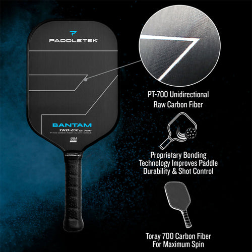Paddletek Bantam TKO-CX 12.7 Pickleball Paddle - 2