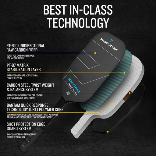 Paddletek Bantam TKO-CX 12.7 Pickleball Paddle