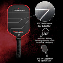 Load image into Gallery viewer, Paddletek Bantam TKO-CX 12.7 Pickleball Paddle
 - 10