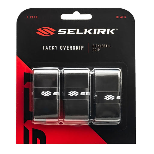 Selkirk Sport Tacky Pickleball 3-Pack Overgrip - Black