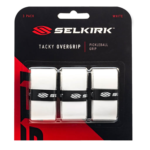 Selkirk Sport Tacky Pickleball 3-Pack Overgrip - White