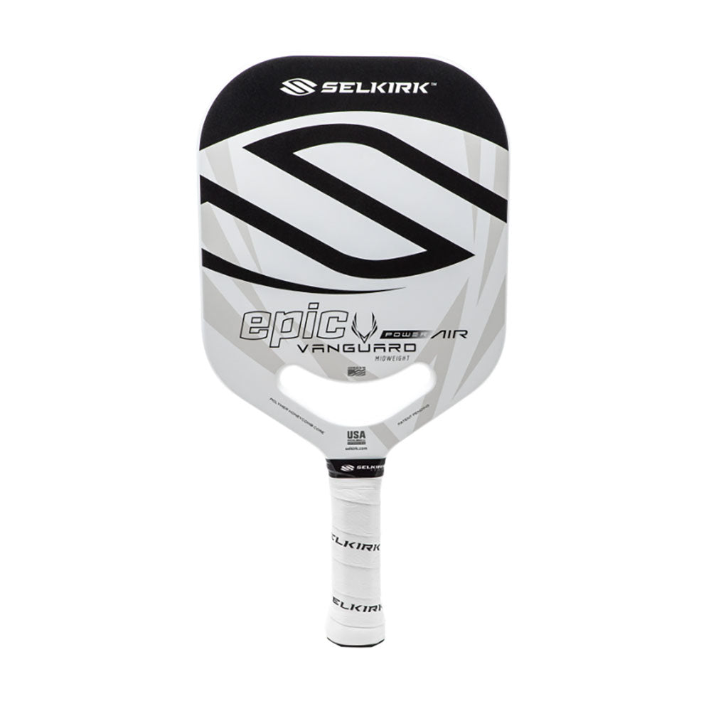 Selkirk Vanguard Power Air Epic Pickleball Paddle - Black/4 1/4/7.7 - 8.1 OZ