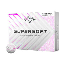 Load image into Gallery viewer, Callaway Supersoft Golf Balls - Dozen - Pink Splatter
 - 1