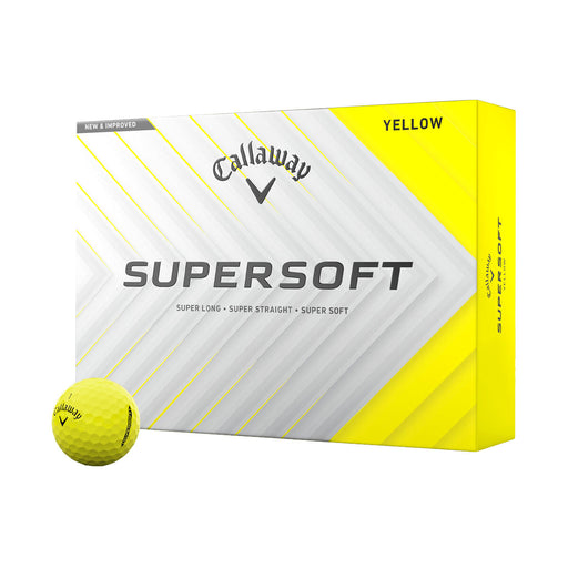 Callaway Supersoft Golf Balls - Dozen - Yellow