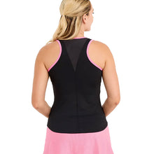 Load image into Gallery viewer, Sofibella Flora Lux Black Womens Tennis Tank Top
 - 2