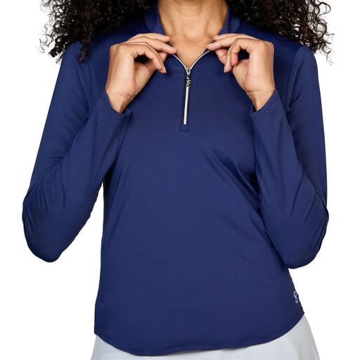 Sofibella UV Colors Womens LS Golf Shirt