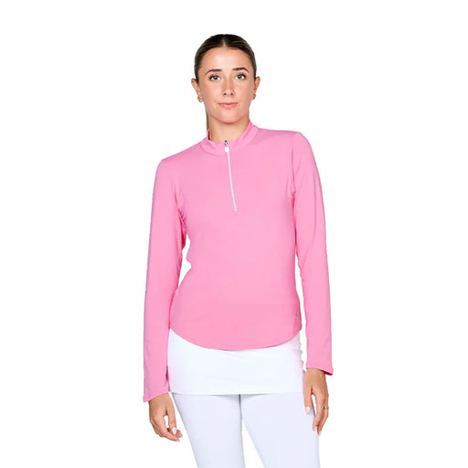 Sofibella UV Colors Womens LS Golf Shirt - Rosa/2X