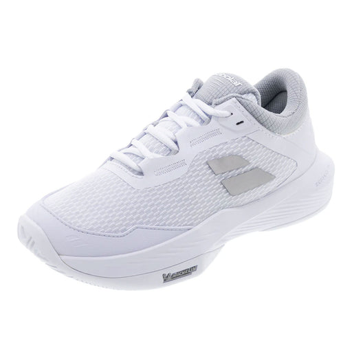 Babolat SFX4 All Court Womens Tennis Shoes 2025 - White/Silver/B Medium/10.0