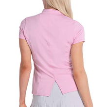 Load image into Gallery viewer, Lucky In Love Pleated Placket Womens SS Golf Polo
 - 5