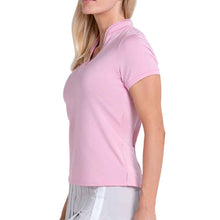 Load image into Gallery viewer, Lucky In Love Pleated Placket Womens SS Golf Polo
 - 6