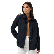 Load image into Gallery viewer, TravisMathew Diamond Quilted Womens Shacket - Black/XL
 - 1