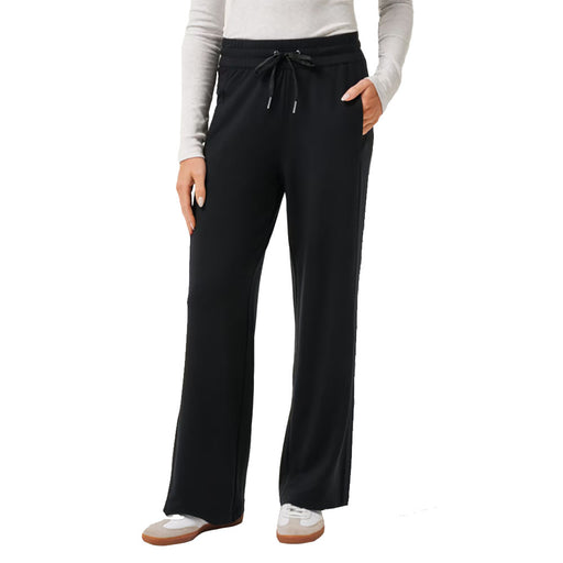 TravisMathew Cloud Terry Wide Leg Womens Pants - Black/L