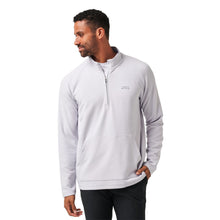 Load image into Gallery viewer, TravisMathew Performance Waffle Mens Pullover - Hthr Lt Grey/XL
 - 1