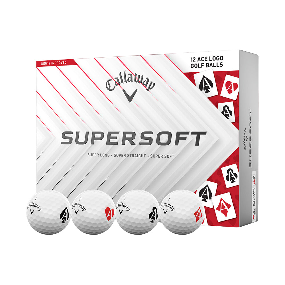 Callaway Supersoft Limited Golf Balls - Dozen - Aces