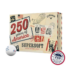 Load image into Gallery viewer, Callaway Supersoft Limited Golf Balls - Dozen - AMERICA 250
 - 4