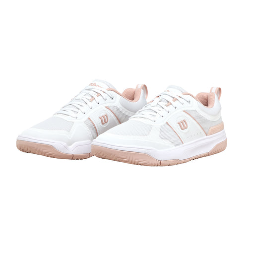Wilson Pickle Pro Women Pickleball Shoes - Wt/Wt/Cameo Ros/B Medium/10.0