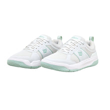 Load image into Gallery viewer, Wilson Pickle Pro Women Pickleball Shoes 1 - Wt/Wt/Surf Spry/B Medium/10.0
 - 12