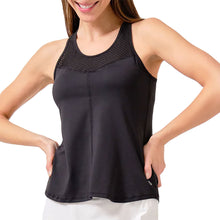 Load image into Gallery viewer, Lija Elite Force Womens Tennis Tank - Black/L
 - 5