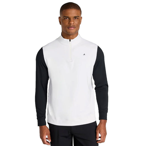 Redvanly Parc Mens Golf Quarter-Zip - Bright White/XL