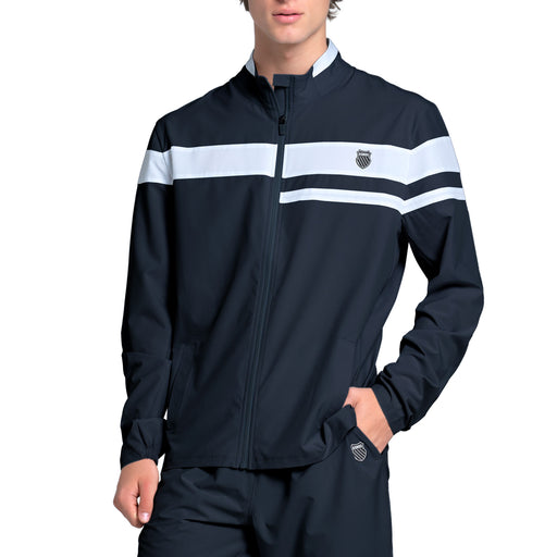 K-Swiss Ripstop Mens Tennis Jacket - Black/XL