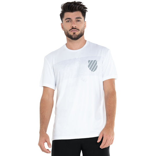 K-Swiss Luxe Tech Crew Mens Tennis Shirt