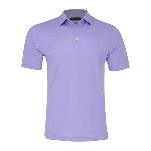 Greg Norman Freedom Micro Pique Mens Golf Polo - Lavender Ice/L