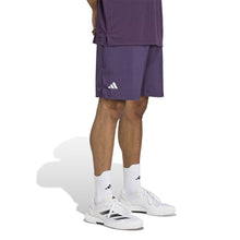Load image into Gallery viewer, Adidas Club 3 Stripe 7 Inch Mens Tennis Shorts - Aurora Plum/XL
 - 3