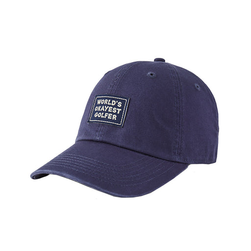Life is Good Vintag Worlds Okay Golfer Unisex Cap - Darkest Blue/One Size