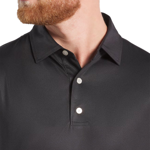 FootJoy Tonal Dot Print Lisle Mens Golf Polo