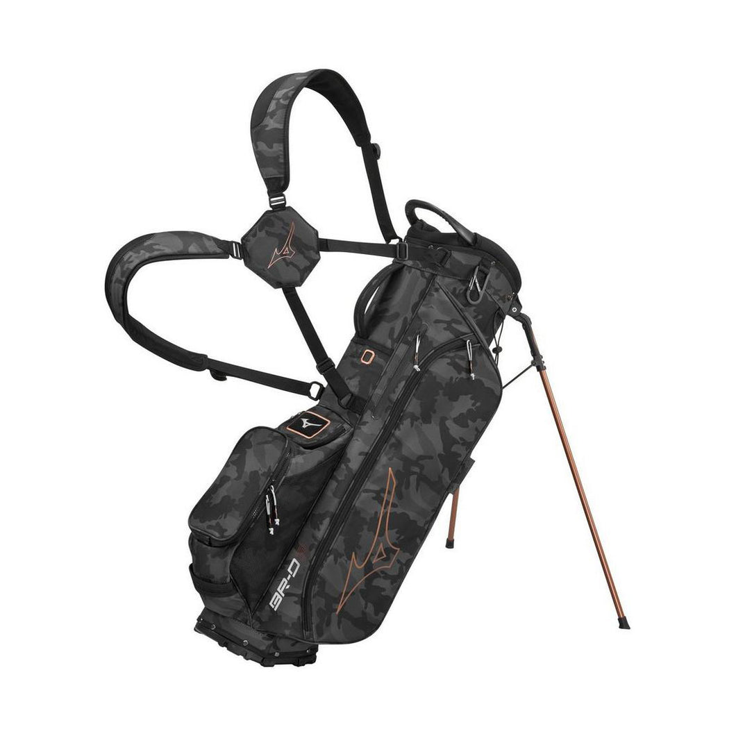 Mizuno BR-D3 Golf Stand Bag 2025 - Blk/Camo/Copper