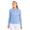 Sofibella Kaleidoscope Raglan Womens Golf Long Sleeve Shirt