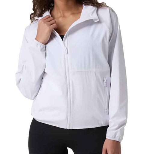 Vuori Renew Trainer Womens Shell Jacket - White/L