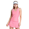 Lucky In Love Shimmer V-Neck w/Bra Womens Tennis Tank