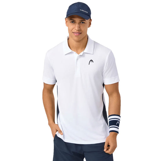 Head Slice Mens Tennis Polo Shirt - White/XL