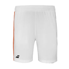 Load image into Gallery viewer, Babolat Play White Boys Tennis Shorts - White/12-14
 - 1