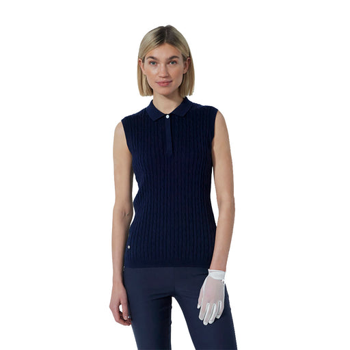 Daily Sports Madelene Womens Sleeveless Golf Polo - Navy/L