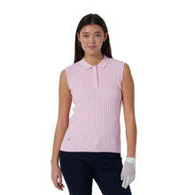 Load image into Gallery viewer, Daily Sports Madelene Womens Sleeveless Golf Polo - Pink/L
 - 3