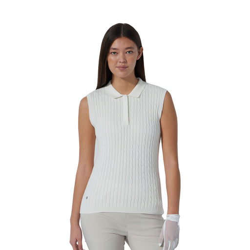 Daily Sports Madelene Womens Sleeveless Golf Polo - White/L
