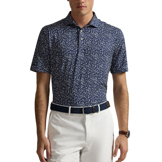 RLX Golf Shortsleeve Lightweight Airflow Floral Print Mens Golf Polo