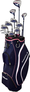 Wilson Profile 11 Piece Womens Right Hand Complete Golf Set with Cart Bag