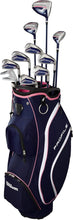 Load image into Gallery viewer, Wilson Profile 11P Wmns RH Complete Golf Set Cart - Standard/Ladies/Nvy/Rs Gld/Grey
 - 1