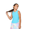 Sofibella UV White Girls Tennis Tank Top
