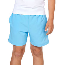 Load image into Gallery viewer, Sofibella Perfect Volley Boys Tennis Shorts - Neo Blue/M
 - 1